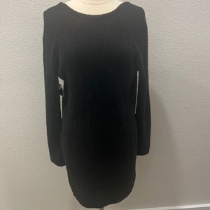 Twist Back Sweater Dress